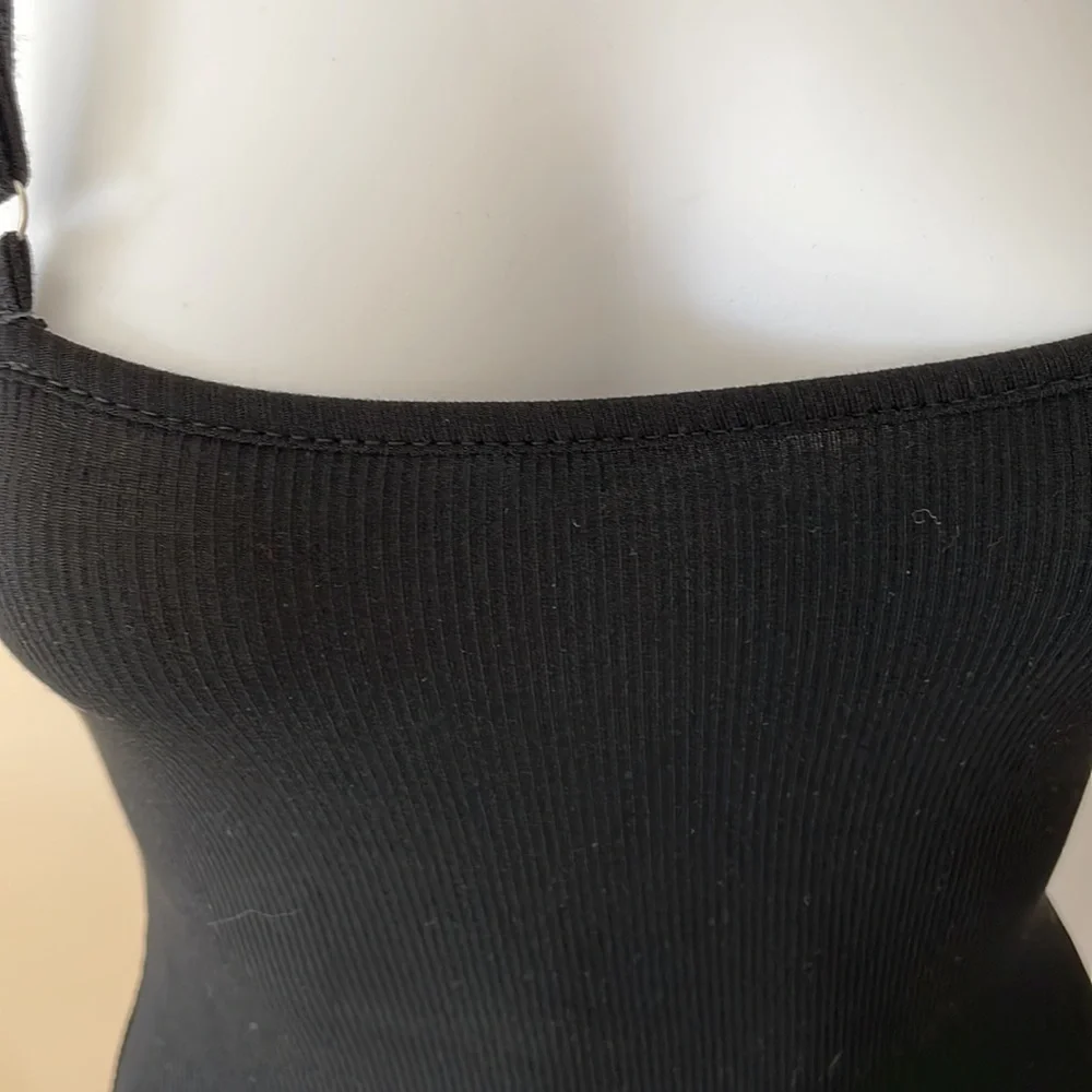 Black cut out halter dress XS New - Picture 3 of 7